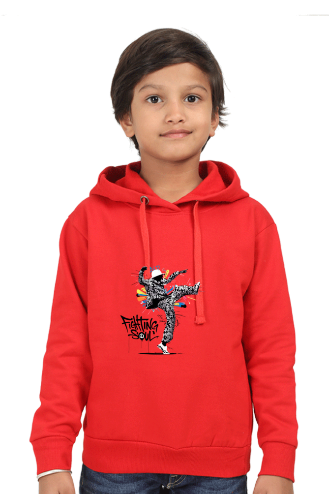 Kids' Hooded T-Shirt - "Fighting Soul" Theme