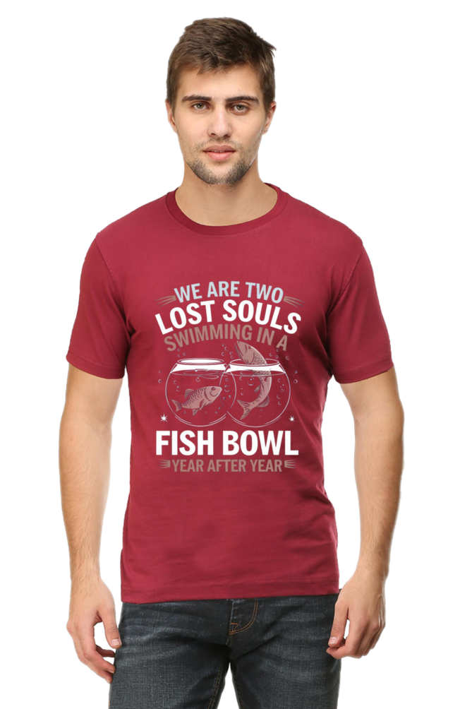 Men's T-Shirt - "We Are Two Lost Souls" Design