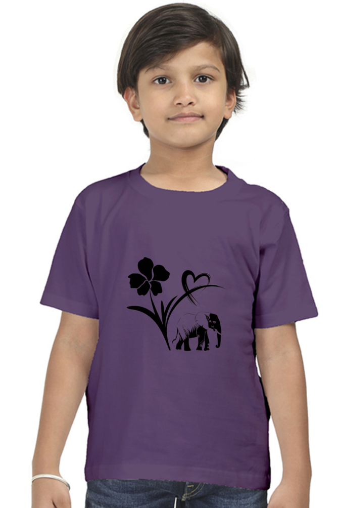 "Playful Power – Elephant Design T-Shirt"