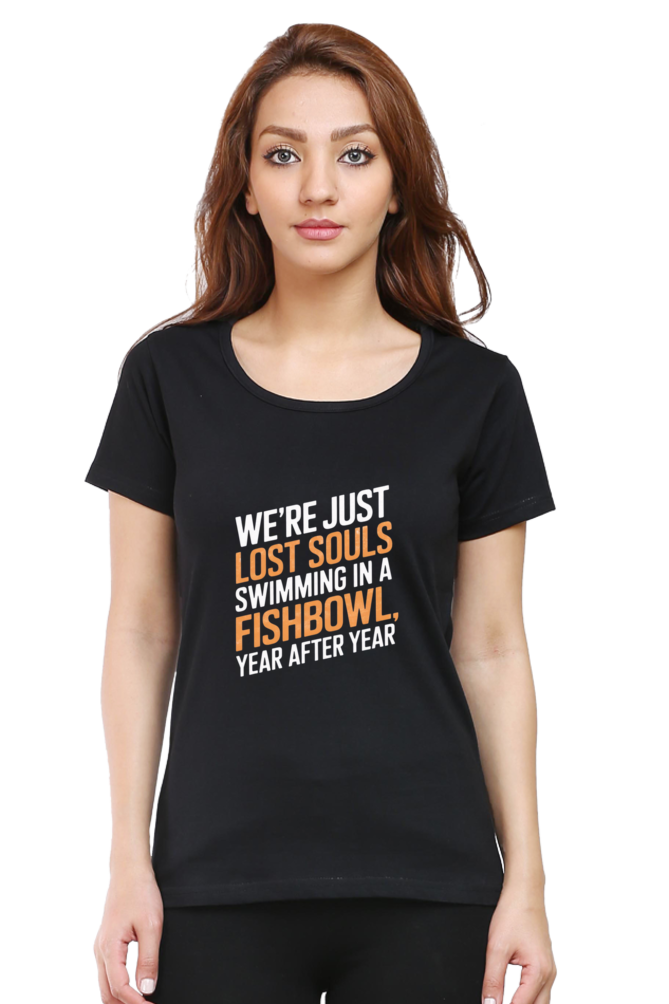 Women T-Shirt - "Wish You Were Here" Design