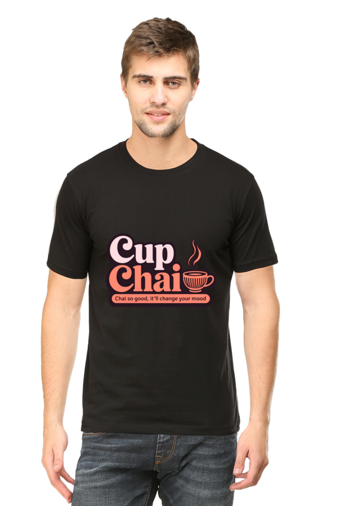 "Sip, Smile, Style – The Perfect Chai Tee"