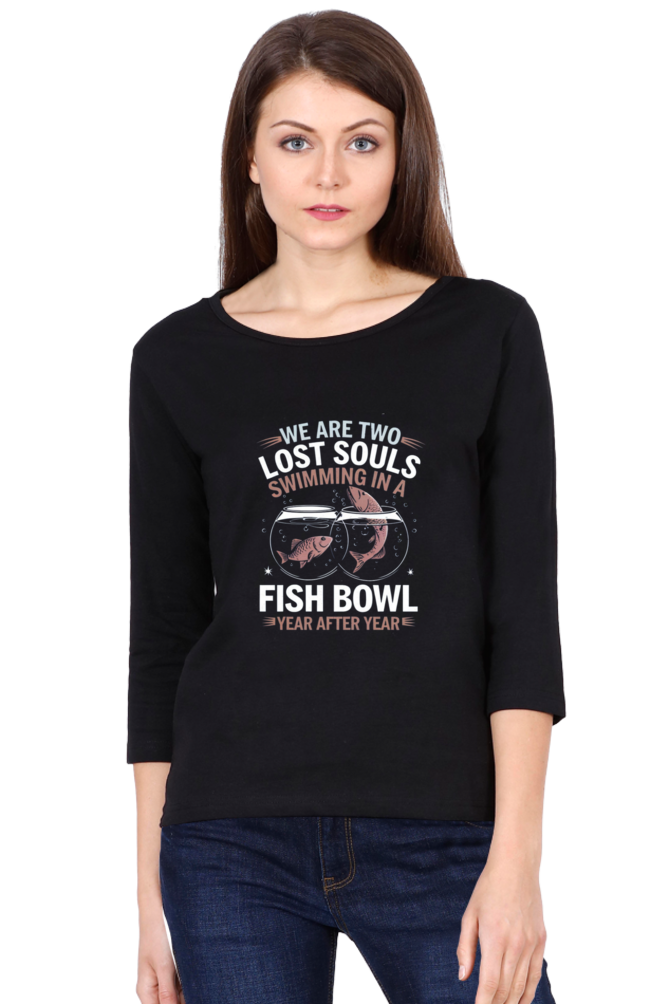 Female T - shirt - "We Are Lost Two Souls" Design