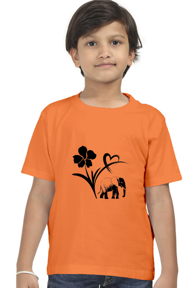 "Playful Power – Elephant Design T-Shirt"