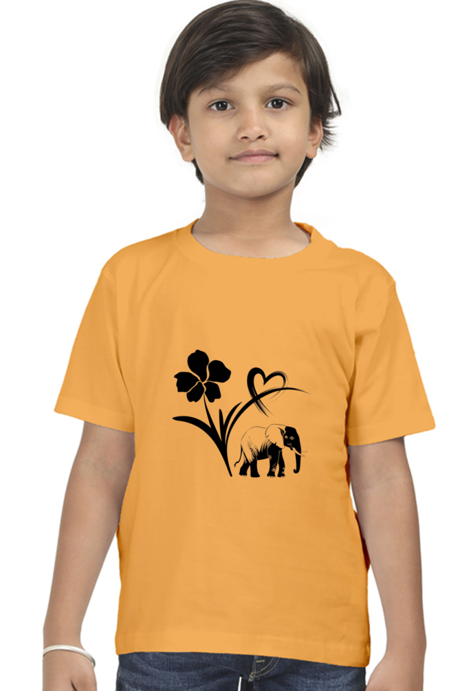 "Playful Power – Elephant Design T-Shirt"
