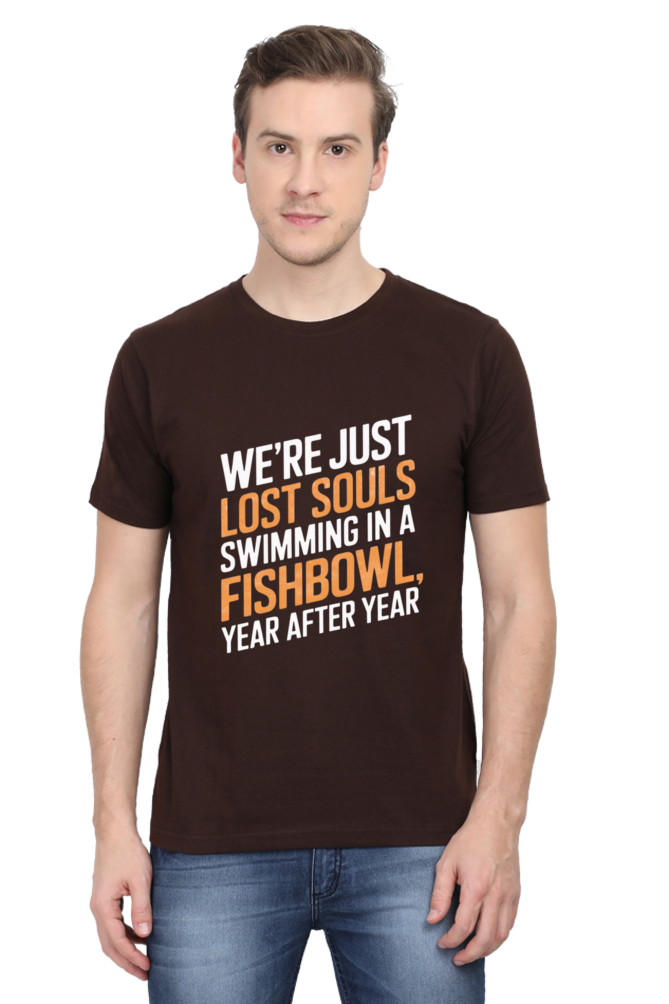 Men's T-Shirt - "We Are Two Lost Souls" Design