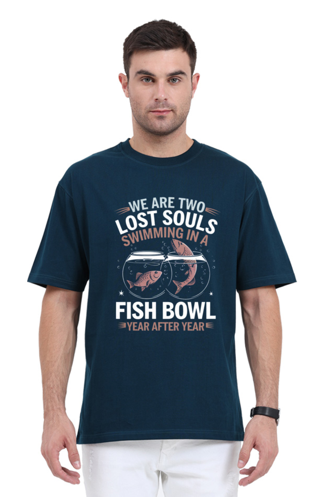 Unisex Oversized Classic T-Shirt - "We Are Two Lost Souls" Design