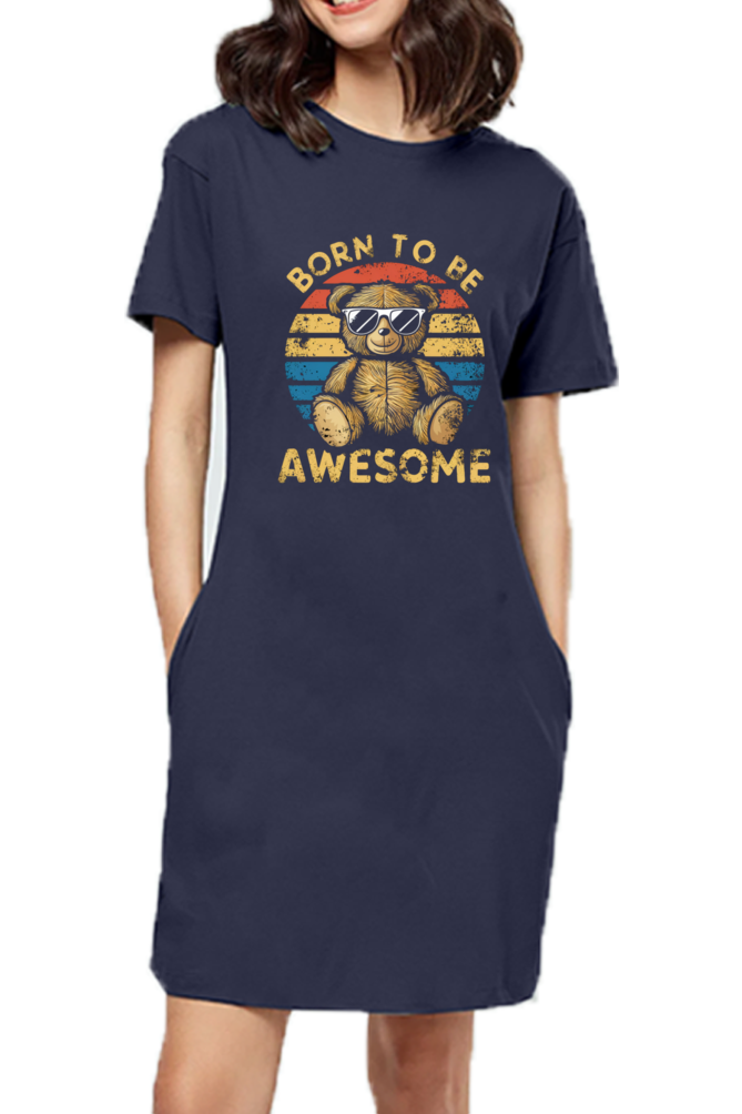 Women's T-Shirt Dress - "Be You" Design