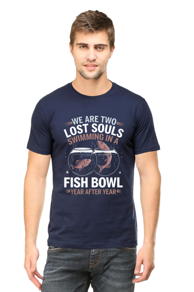 Men's T-Shirt - "We Are Two Lost Souls" Design