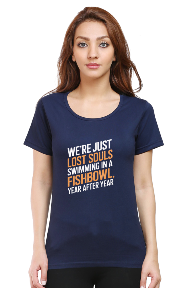 Women T-Shirt - "Wish You Were Here" Design