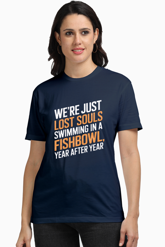 Regular Unisex T-Shirt - "We Are Two Lost Souls" Design