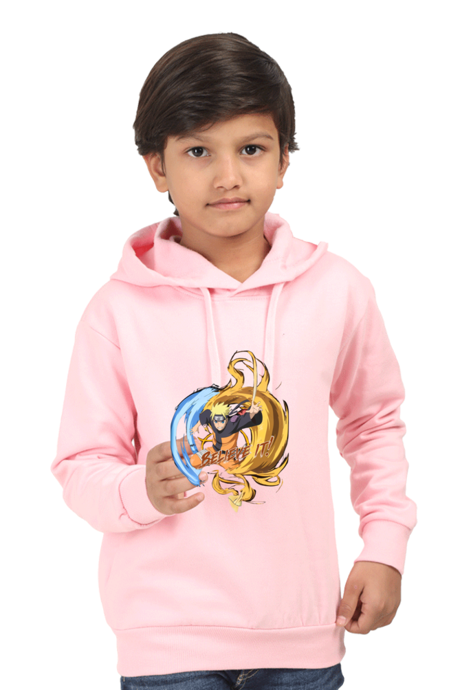 "Naruto Believe It! Kids Hooded Sweatshirt"