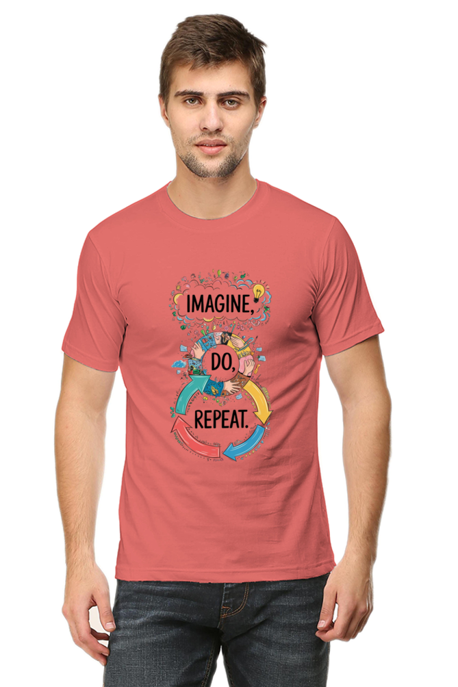 Men's T-Shirt - "Imagine. Do. Repeat." Design