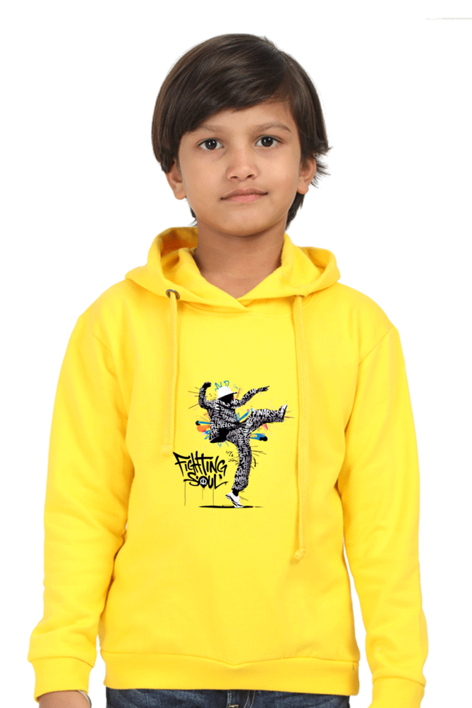 Kids' Hooded T-Shirt - "Fighting Soul" Theme