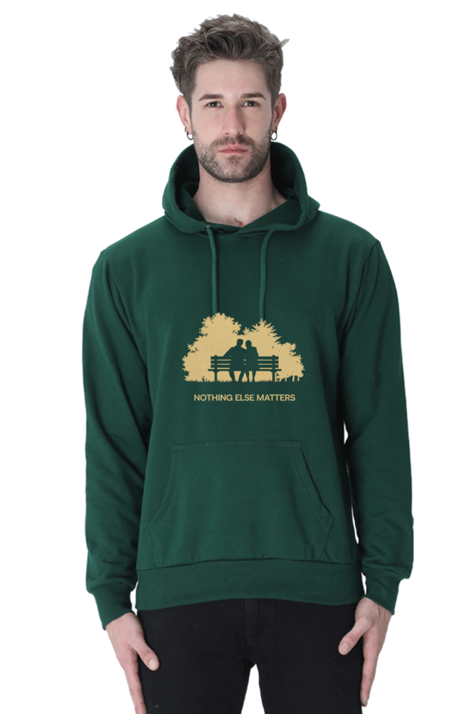 "Nothing Else Matters ā Your Go-To Unisex Hooded Sweatshirt"