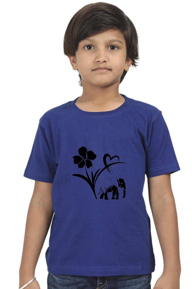 "Playful Power – Elephant Design T-Shirt"