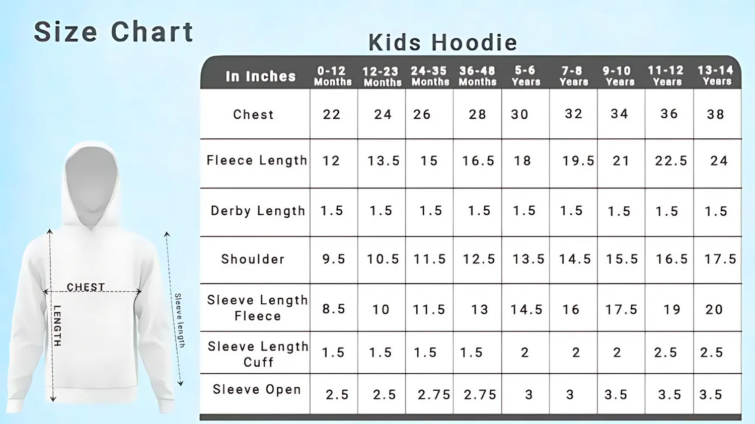 Kids Unisex Hoodies Collection
