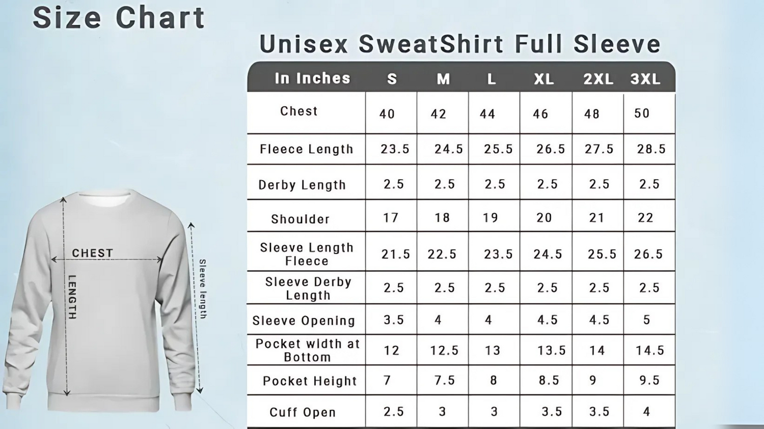 Adult Unisex Sweatshirts Collection