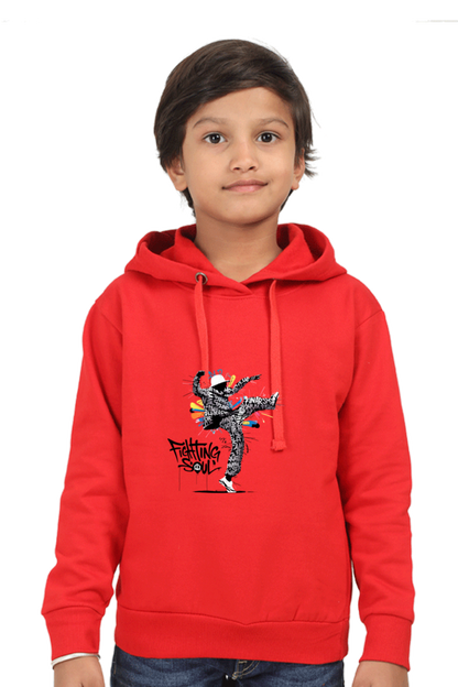 Kids' Hooded T-Shirt - "Fighting Soul" Theme