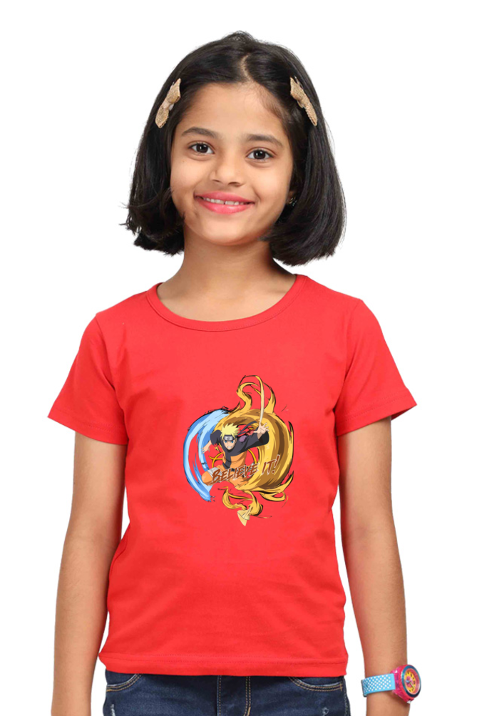 "Believe It! – Kids' Naruto-Inspired T-Shirt"