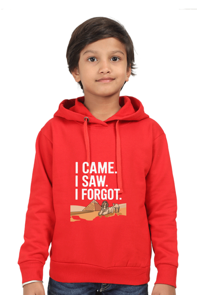 Girls' Hooded T-Shirt - "I Came. I Saw. I Forgot" Theme