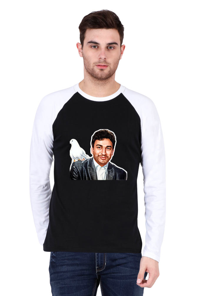 Men's Raglan T-Shirt - Dr. Rajkumar "Kasturi Nivasa" Design