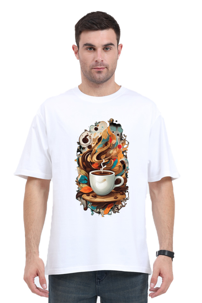 Fresh Coffee Oversized T-shirt – Brewed for Comfort and Style