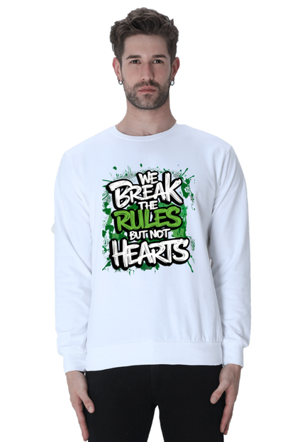 Unisex Sweatshirt - "Break the Rules" Design