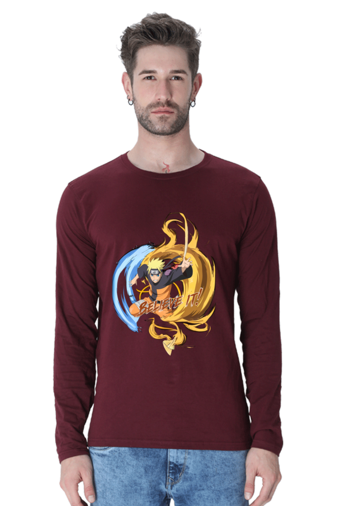 "Naruto Fans, Believe It! – Full Sleeve Tee"