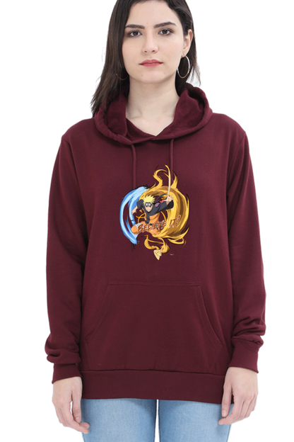 "Naruto 'Believe It!' Unisex Hooded Sweatshirt – For True Shinobi Fans"