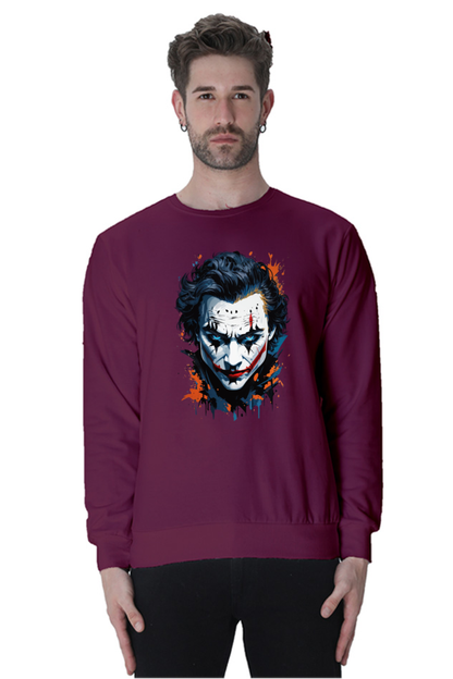 Joker Printed Unisex Sweatshirt – Embrace the Chaos in Style