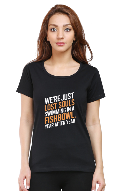 Women T-Shirt - "Wish You Were Here" Design