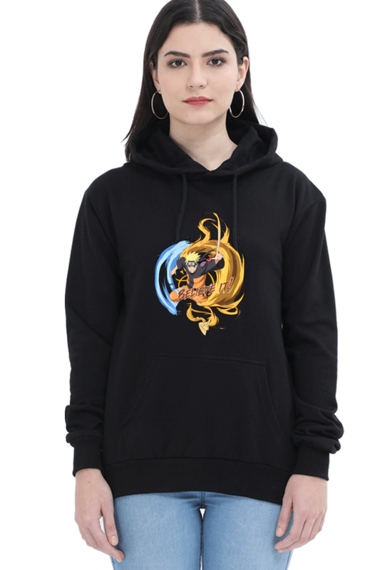 "Naruto 'Believe It!' Unisex Hooded Sweatshirt – For True Shinobi Fans"