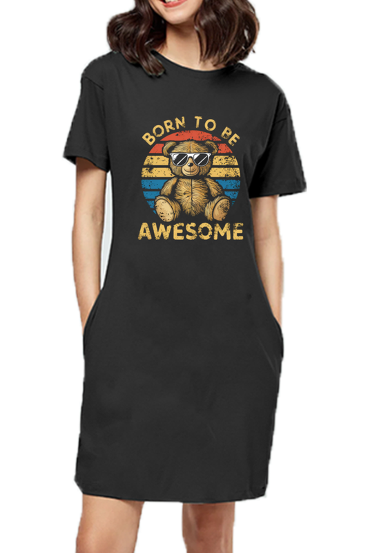 Women's T-Shirt Dress - "Be You" Design