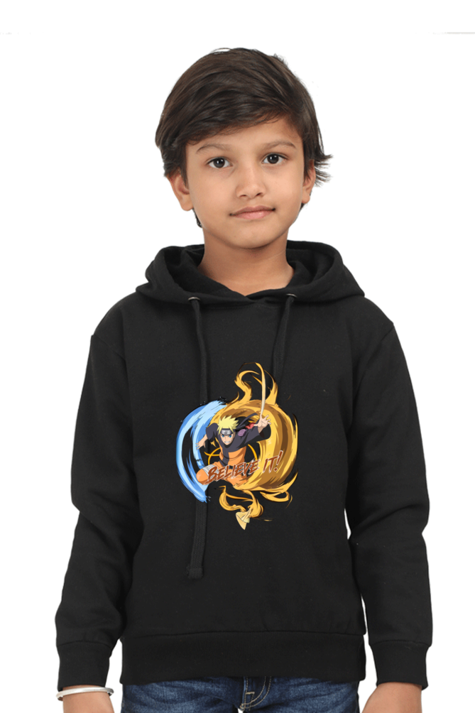"Naruto Believe It! Kids Hooded Sweatshirt"