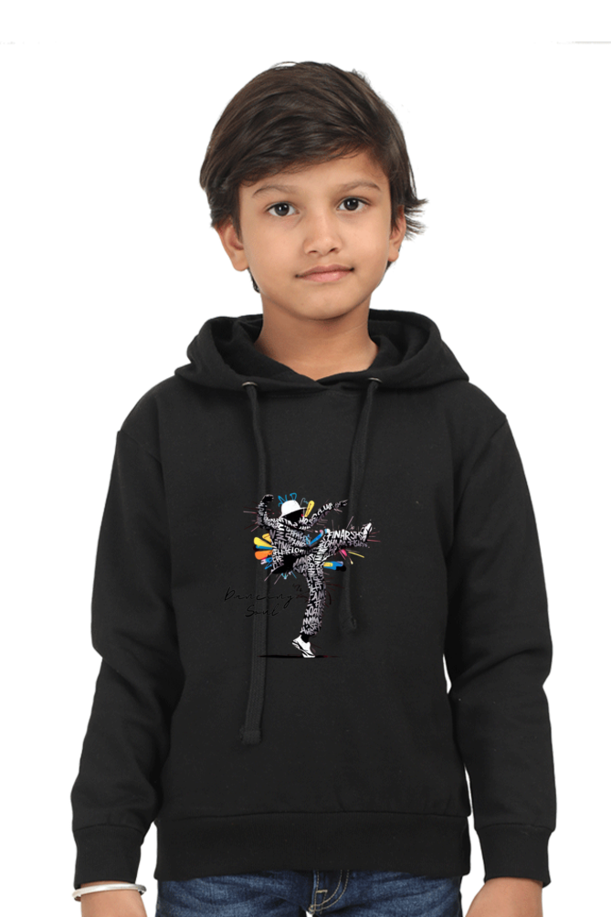 Kids Hooded Sweatshirt - "Dancing Soul" Design