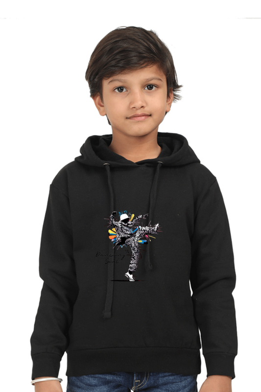 Kids Hooded Sweatshirt - "Dancing Soul" Design