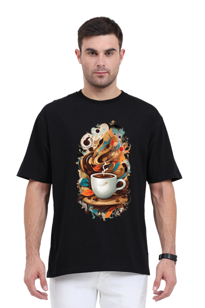 Fresh Coffee Oversized T-shirt – Brewed for Comfort and Style