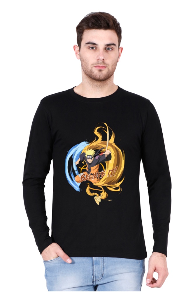 "Naruto Fans, Believe It! – Full Sleeve Tee"