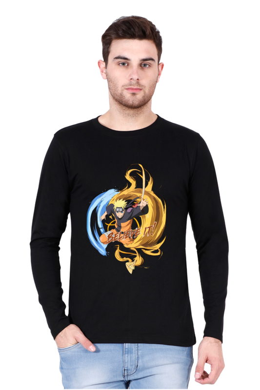 "Naruto Fans, Believe It! – Full Sleeve Tee"