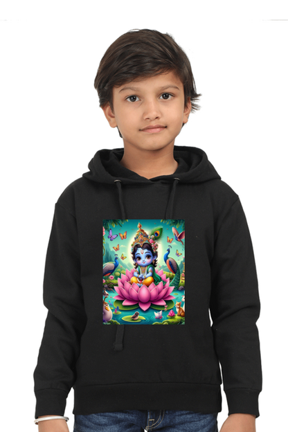 Kid's T-Shirt - Little Krishna on a Lotus