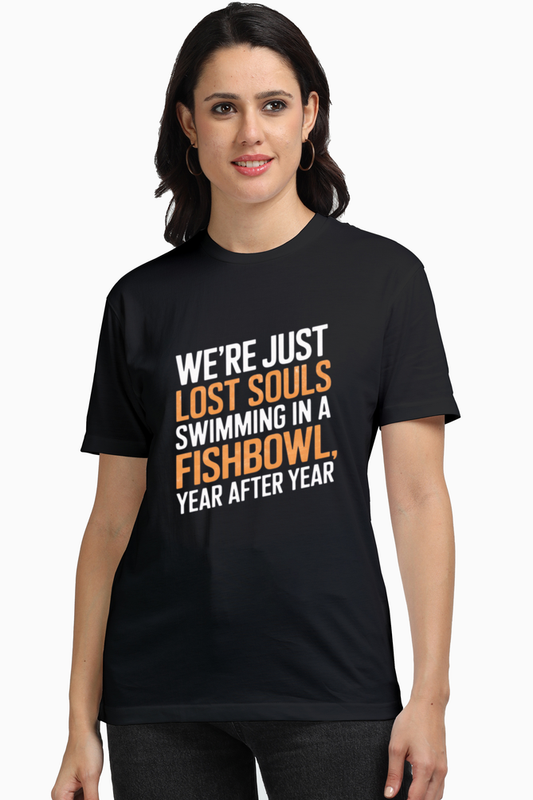 Regular Unisex T-Shirt - "We Are Two Lost Souls" Design