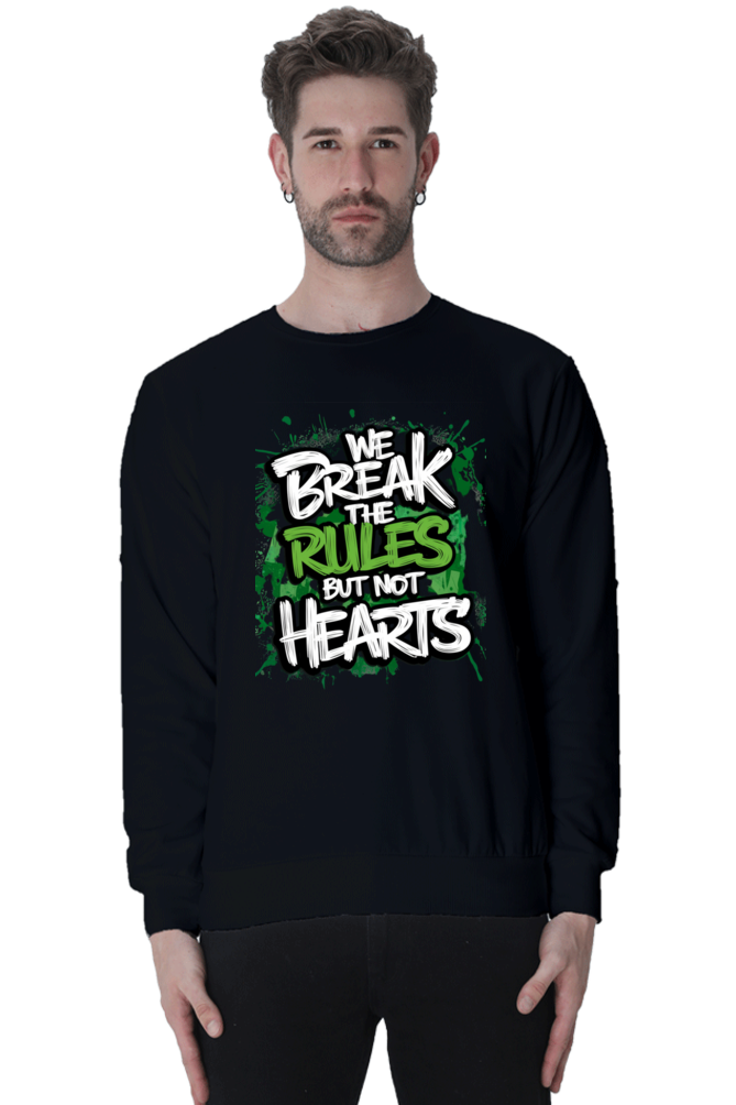 Unisex Sweatshirt - "Break the Rules" Design