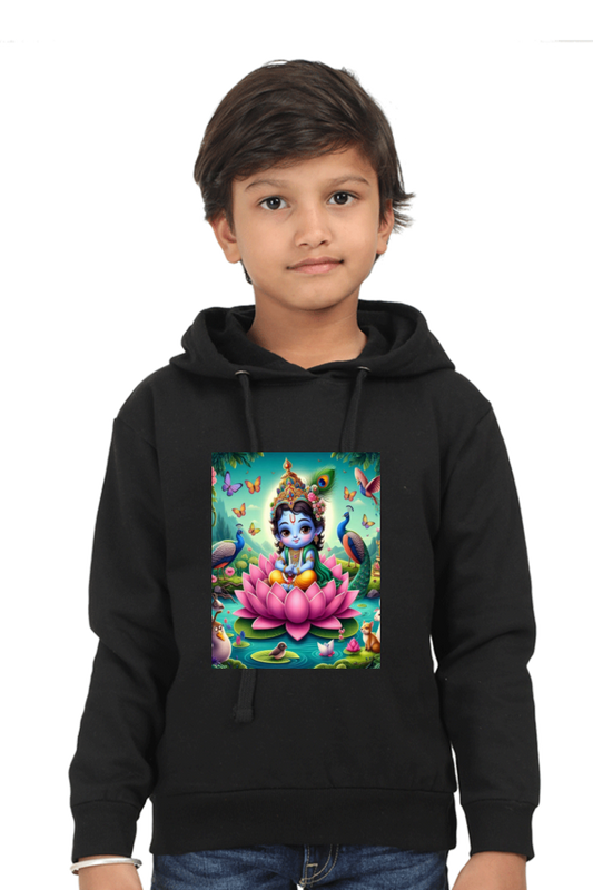 Kid's T-Shirt - Little Krishna on a Lotus