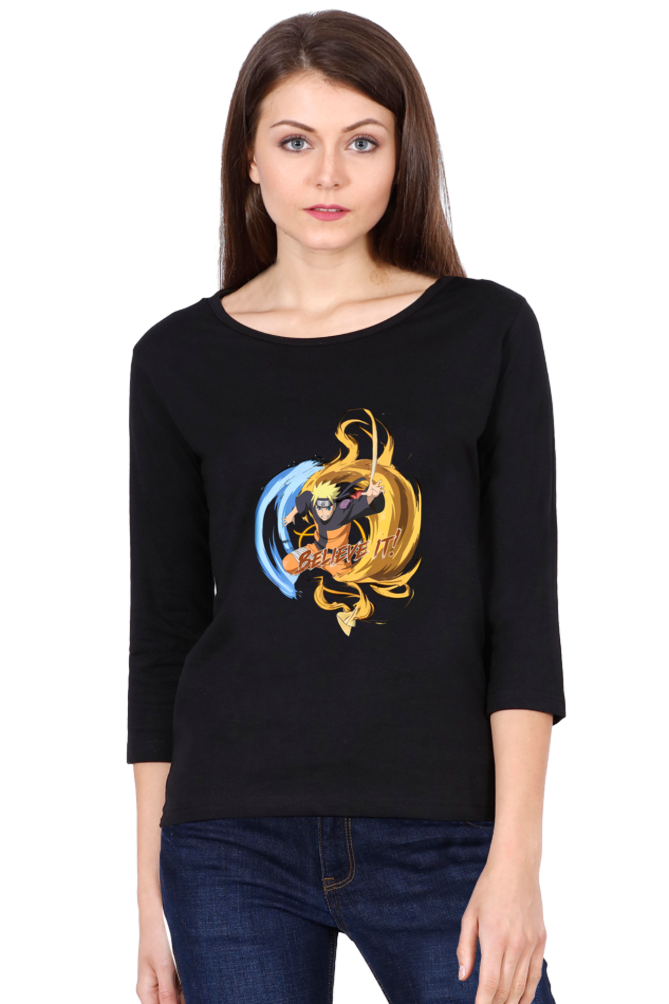 "Naruto Fans, Believe It! – Full Sleeve Tee"