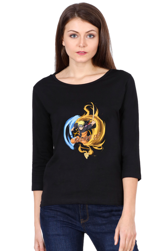 "Naruto Fans, Believe It! – Full Sleeve Tee"