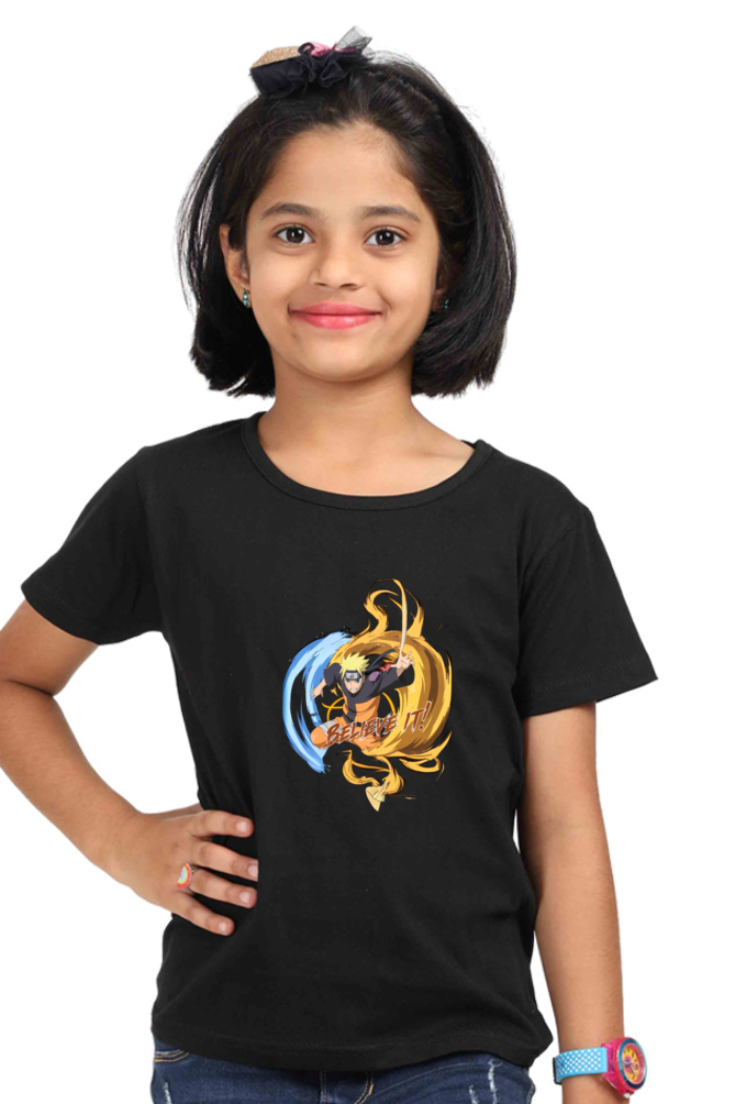 "Believe It! – Kids' Naruto-Inspired T-Shirt"