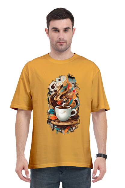 Fresh Coffee Oversized T-shirt – Brewed for Comfort and Style