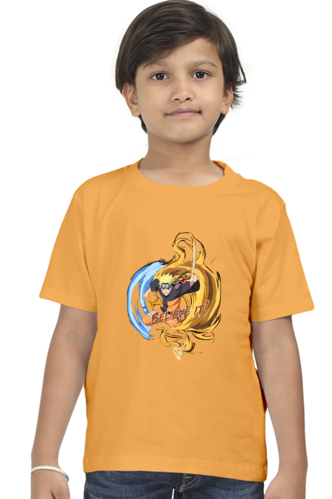 "Believe It! – Kids' Naruto-Inspired T-Shirt"