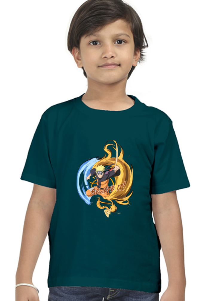 "Believe It! – Kids' Naruto-Inspired T-Shirt"