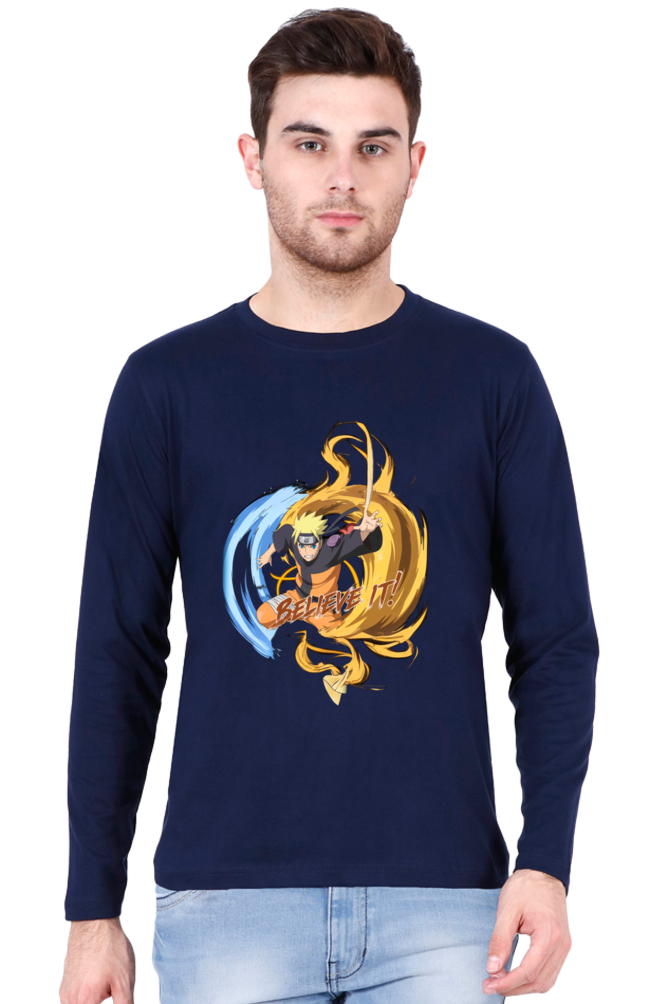 "Naruto Fans, Believe It! – Full Sleeve Tee"